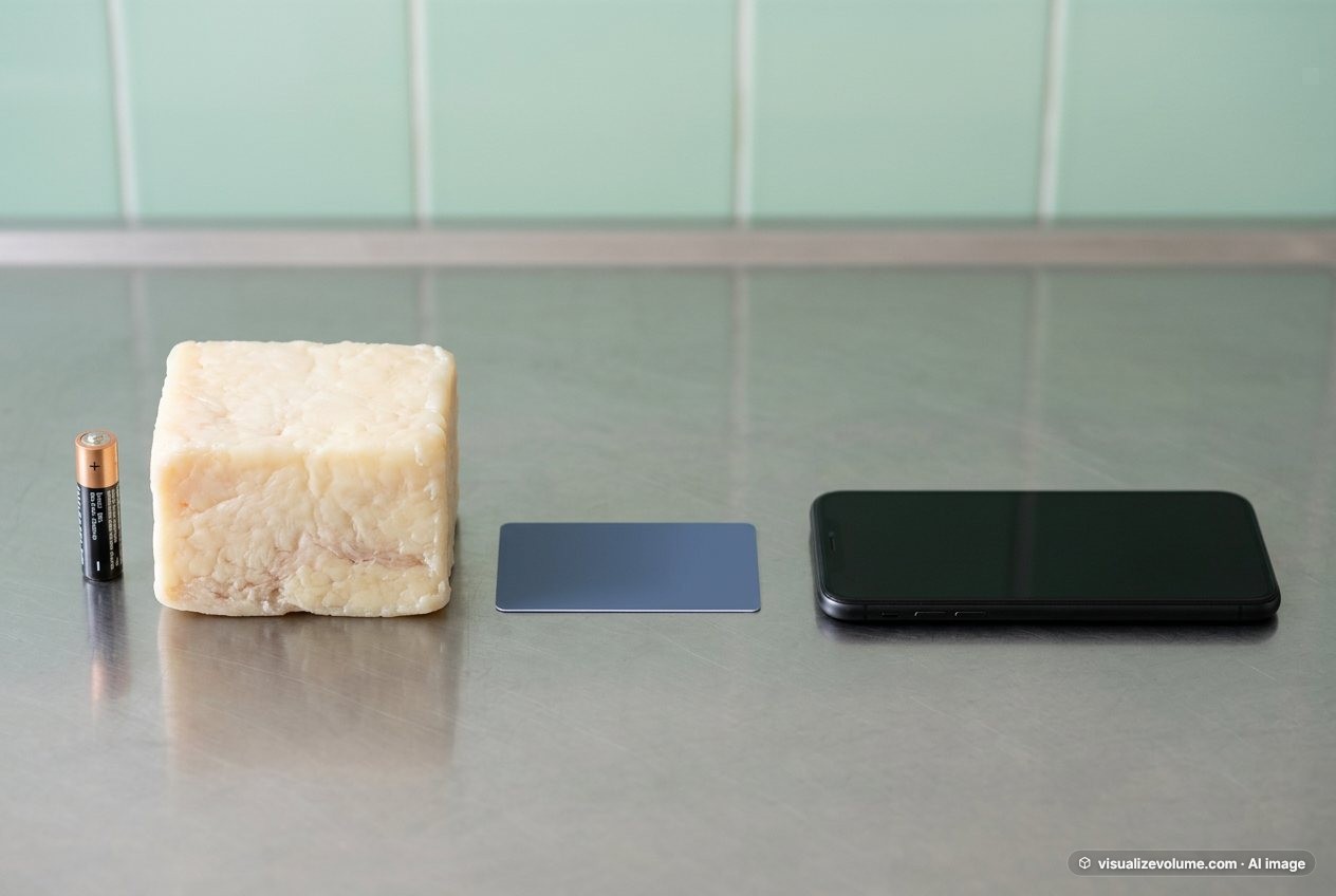 Body fat, in “What does 1 pound of body fat look like?”