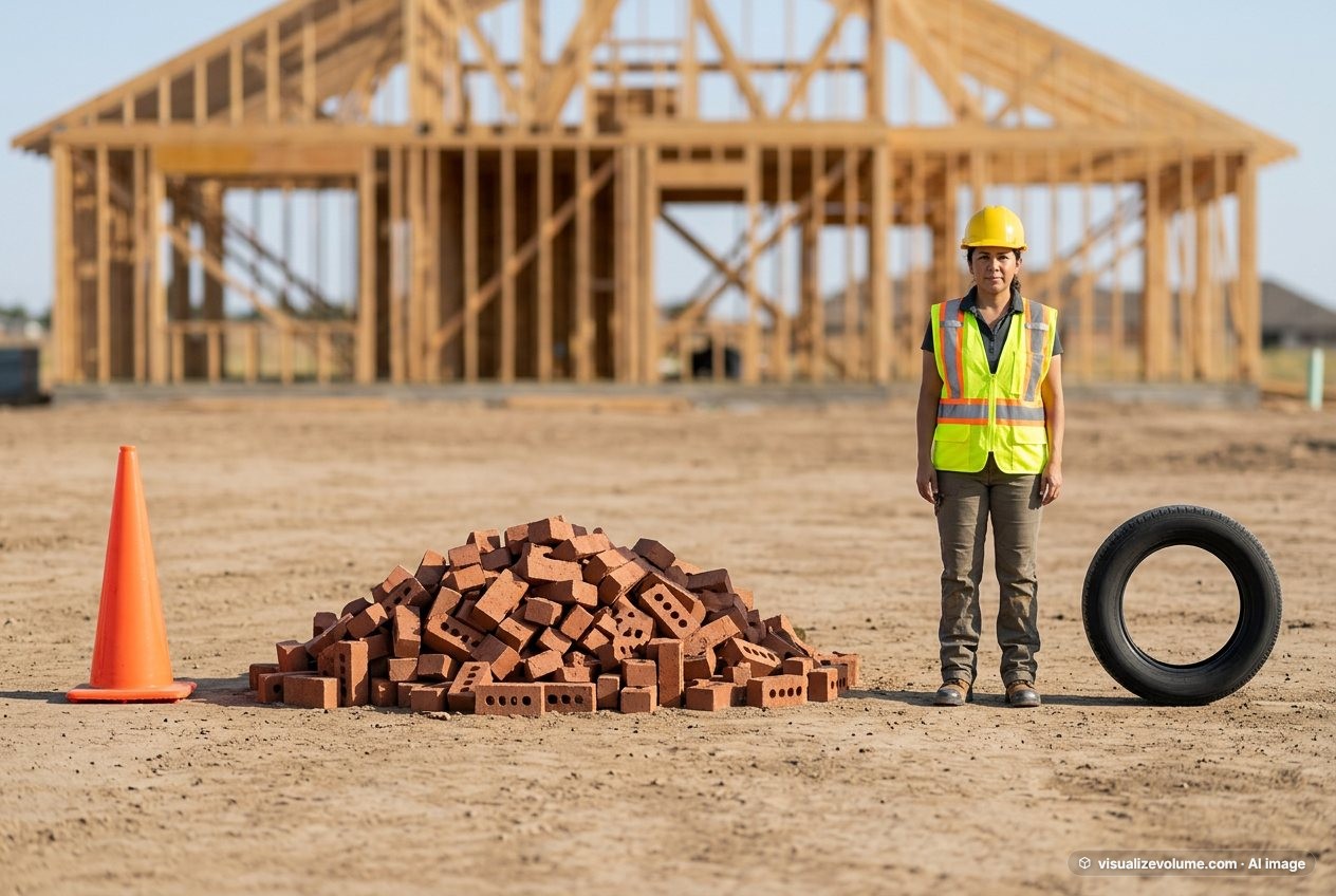 Brick, in “What do 500 bricks look like?”