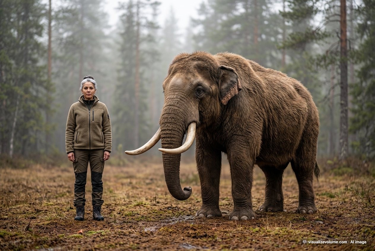 American mastodon, in “Person vs mastodon”
