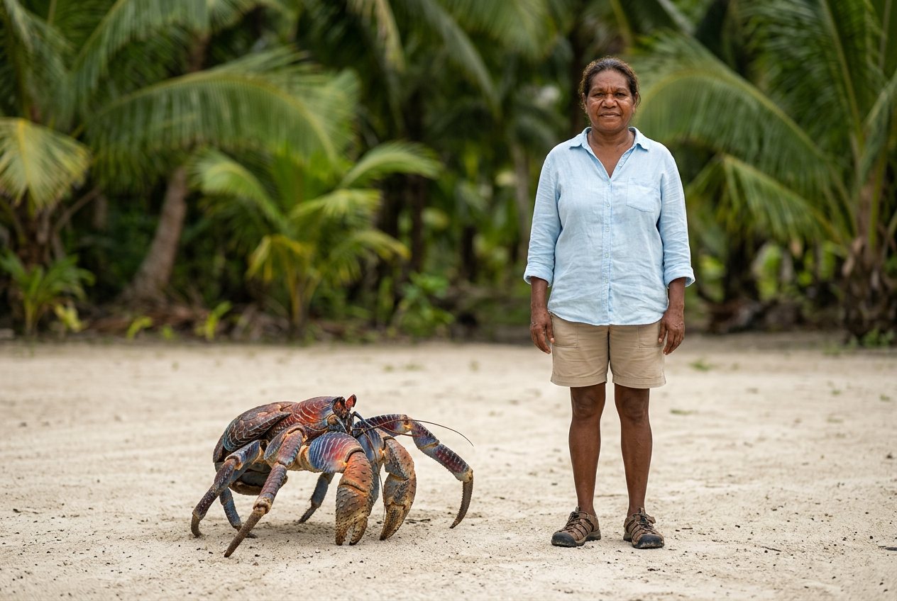 Coconut crab, in “Coconut crab vs person”