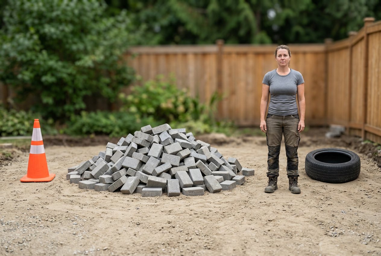 Concrete paver, in “What do 500 pavers look like?”
