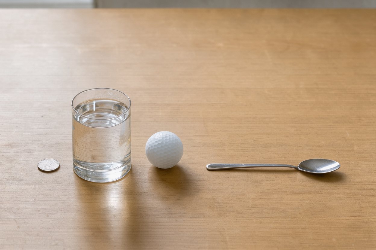 What does 1 cup of water look like?