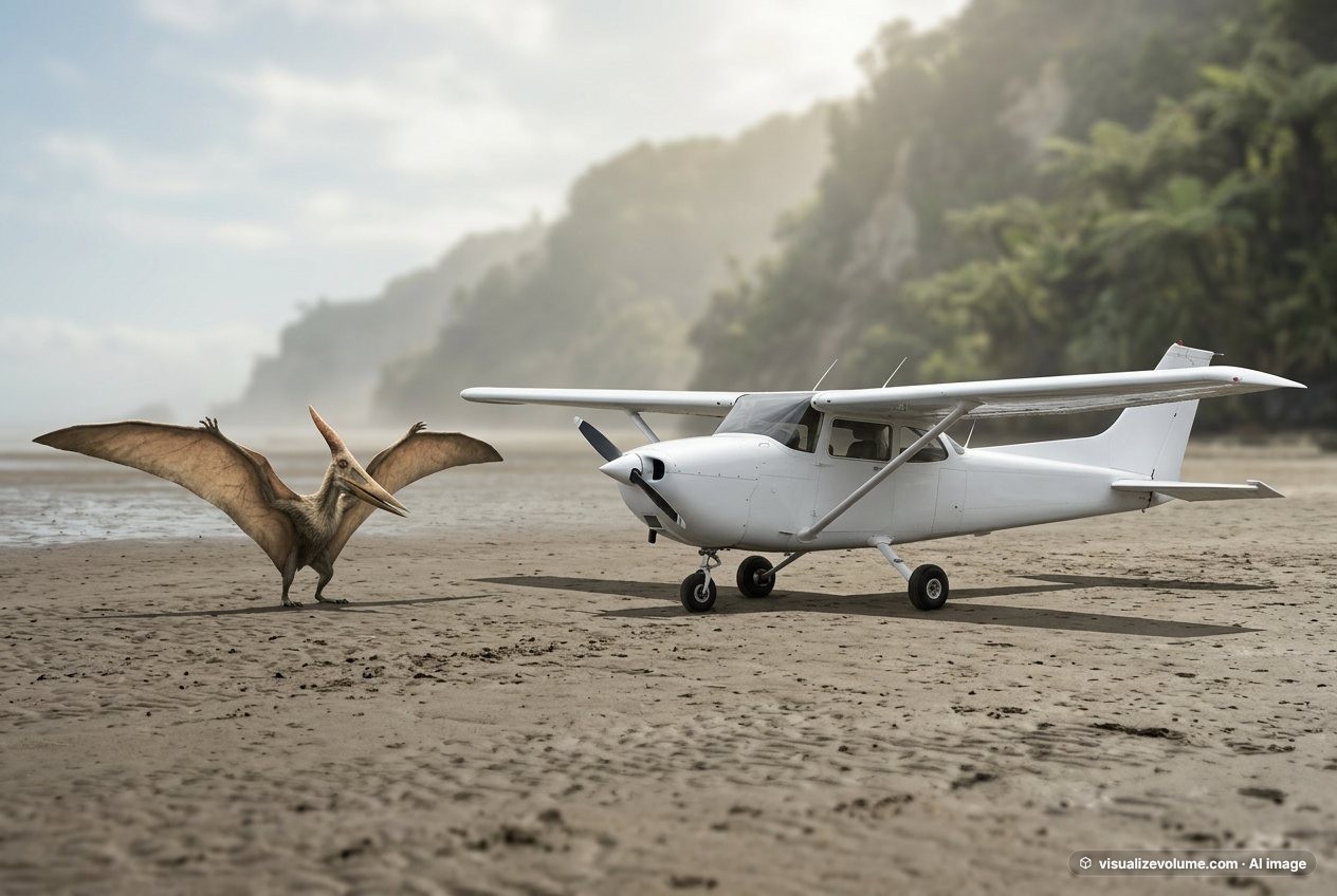 Cessna 172 Skyhawk, in “Pteranodon vs cessna”