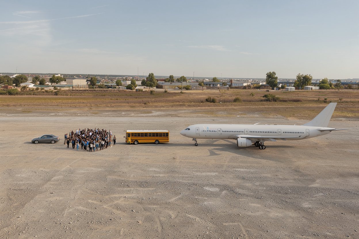 How many people would fill a school bus?