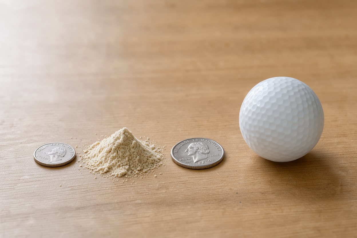 What does 1 teaspoon of onion powder look like?