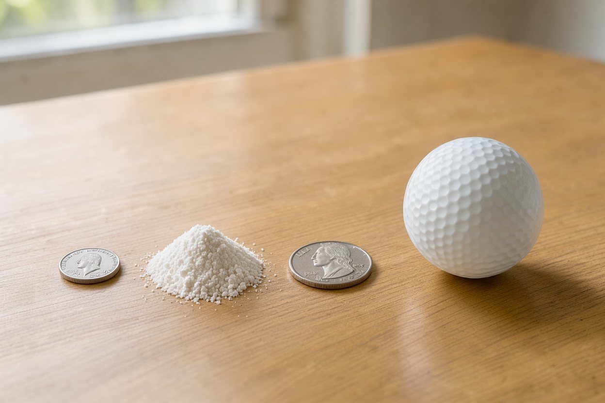 What does 1 teaspoon of cream of tartar look like?