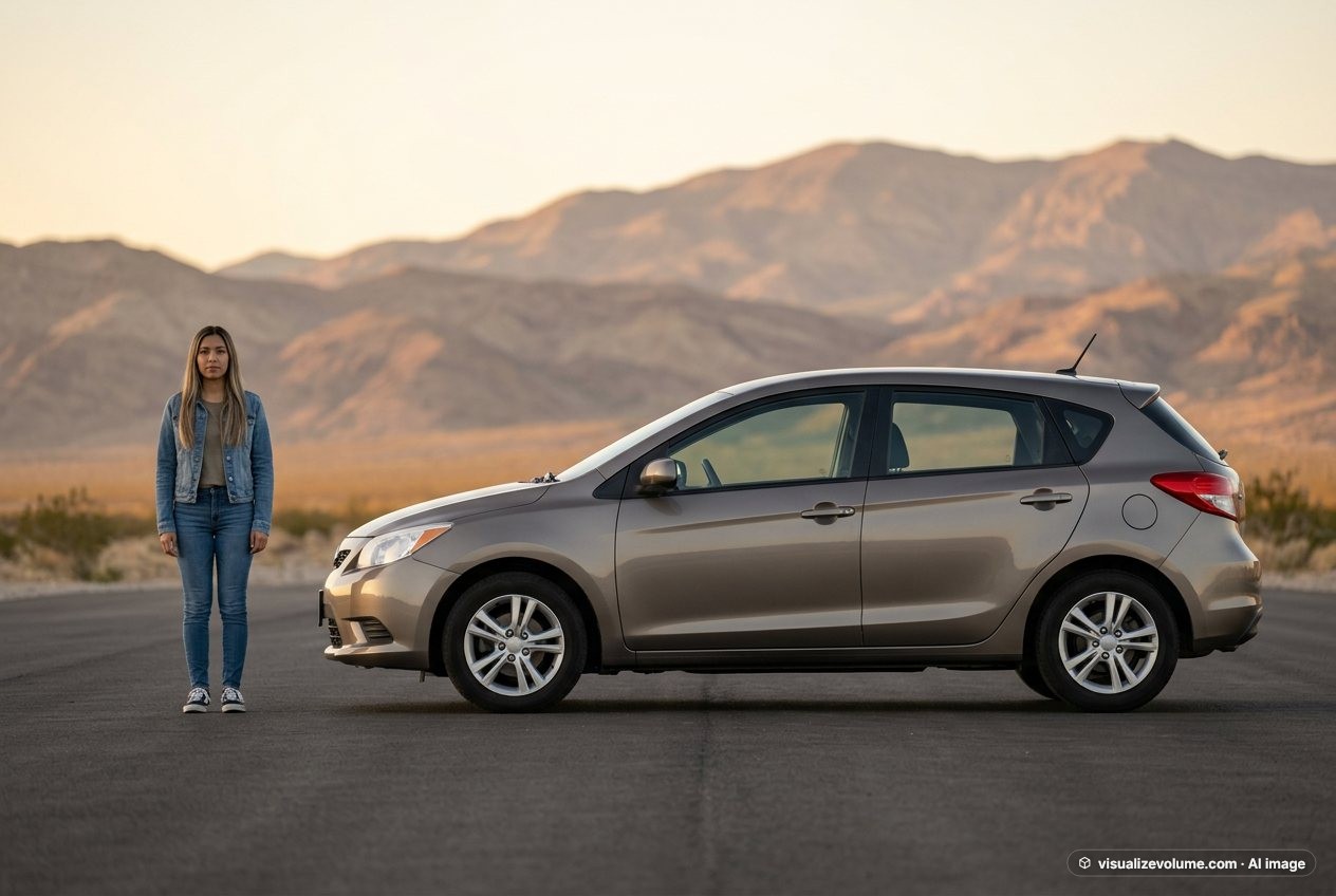 Person vs car: size comparison