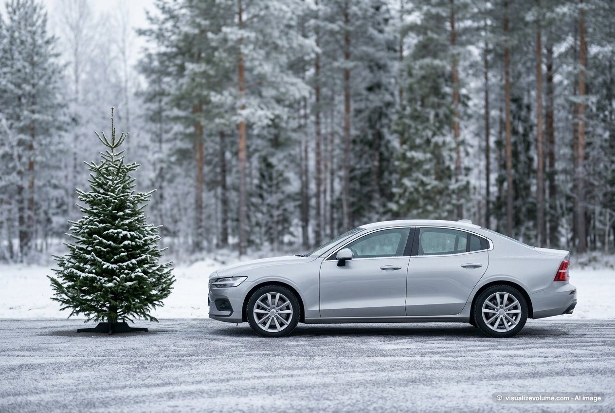Christmas tree, in “Christmas tree vs car”