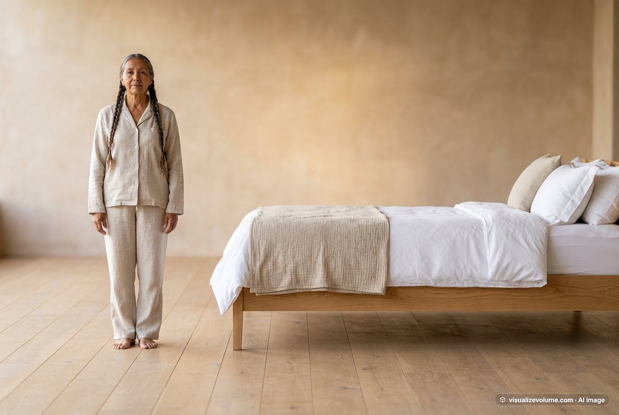 Alaskan king bed, in “Person vs alaskan king bed”
