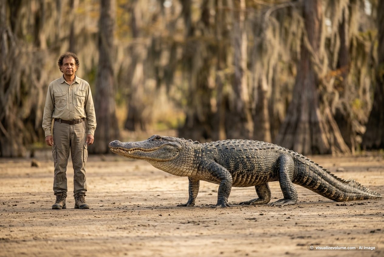 American alligator, in “Person vs alligator”