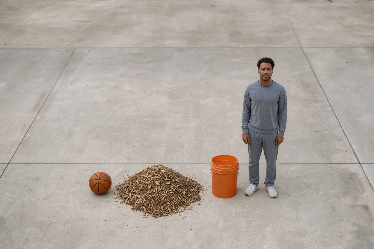 What does 2 cubic feet of wood chips look like?