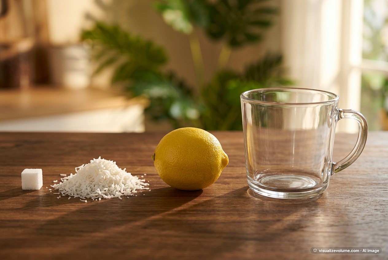 Shredded coconut, in “What does 3 tablespoons of shredded coconut look like?”