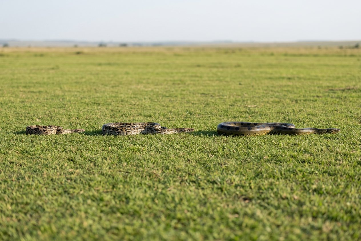 Boa constrictor vs python vs anaconda: size comparison