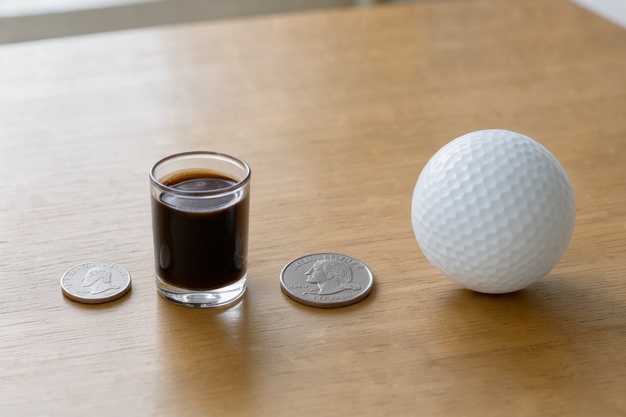 What does 1 tablespoon of molasses look like?