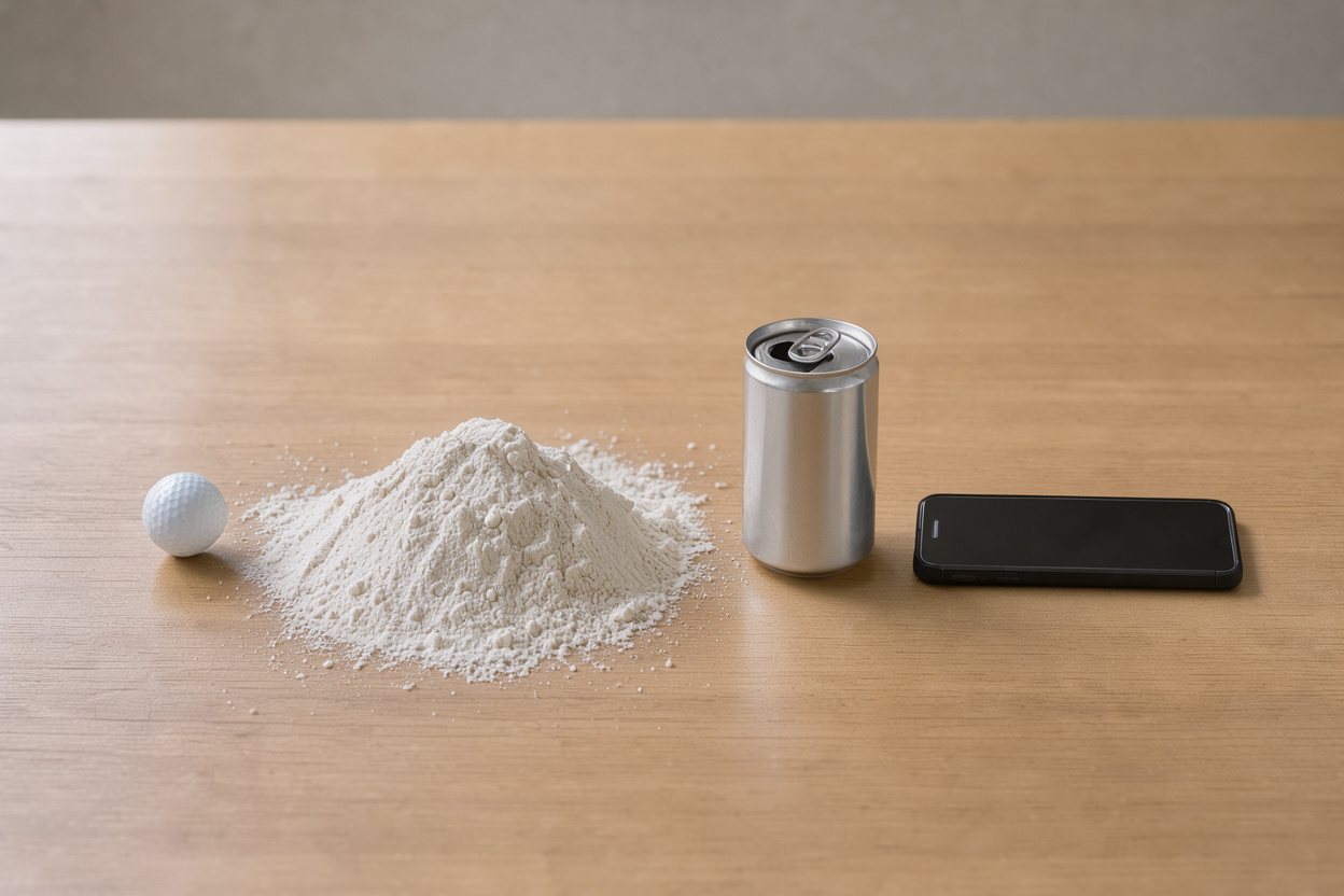 What does 500 grams of bread flour look like?