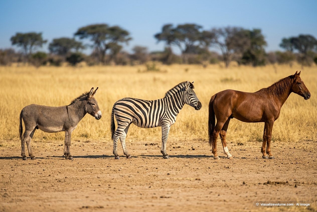 Domestic donkey, in “Donkey vs zebra vs horse”