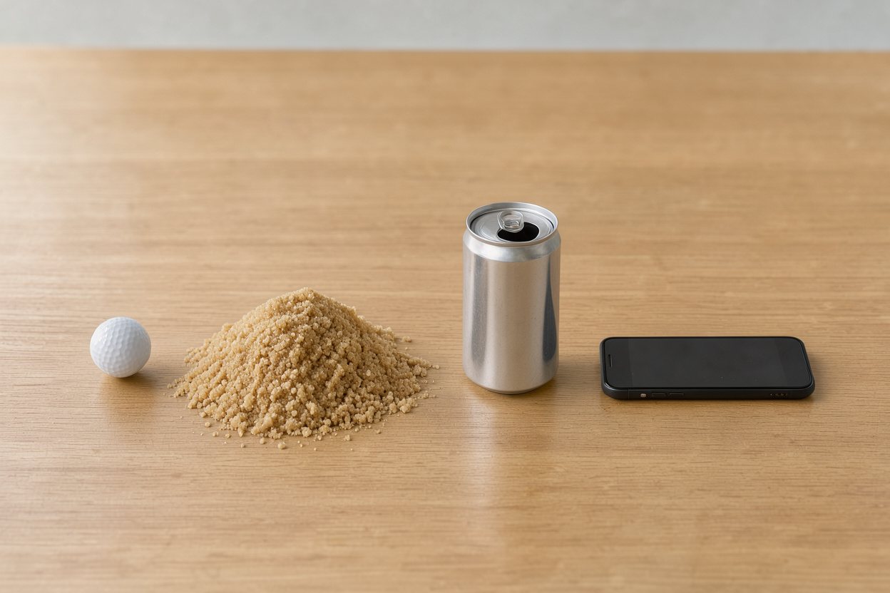 What does 1 pound of brown sugar (packed) look like?