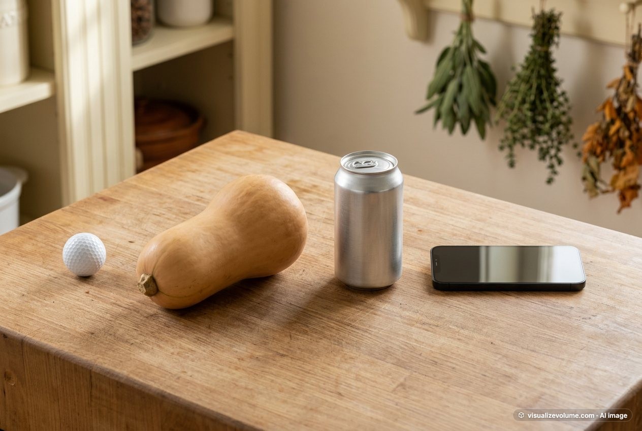 Butternut squash, in “What does 300 grams of butternut squash look like?”