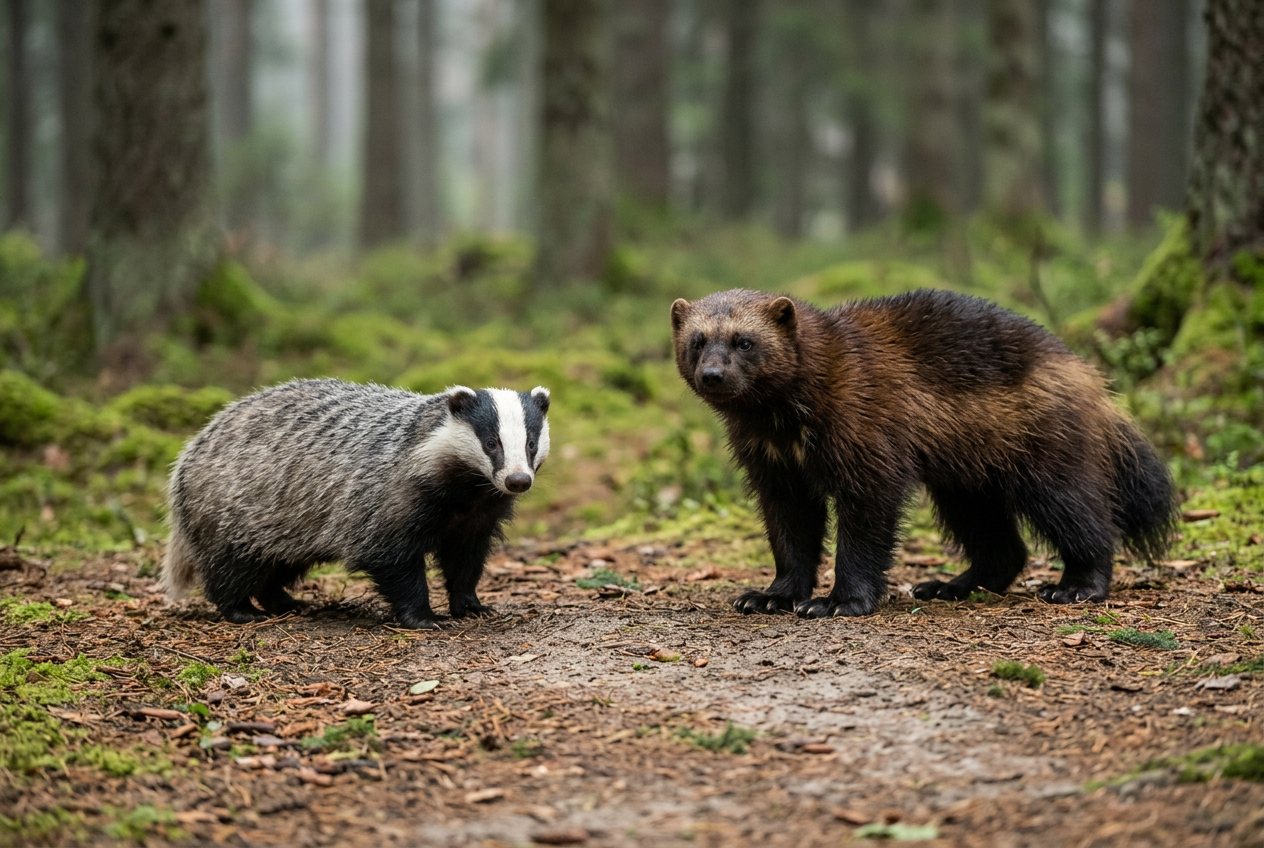 Badger vs wolverine: size comparison