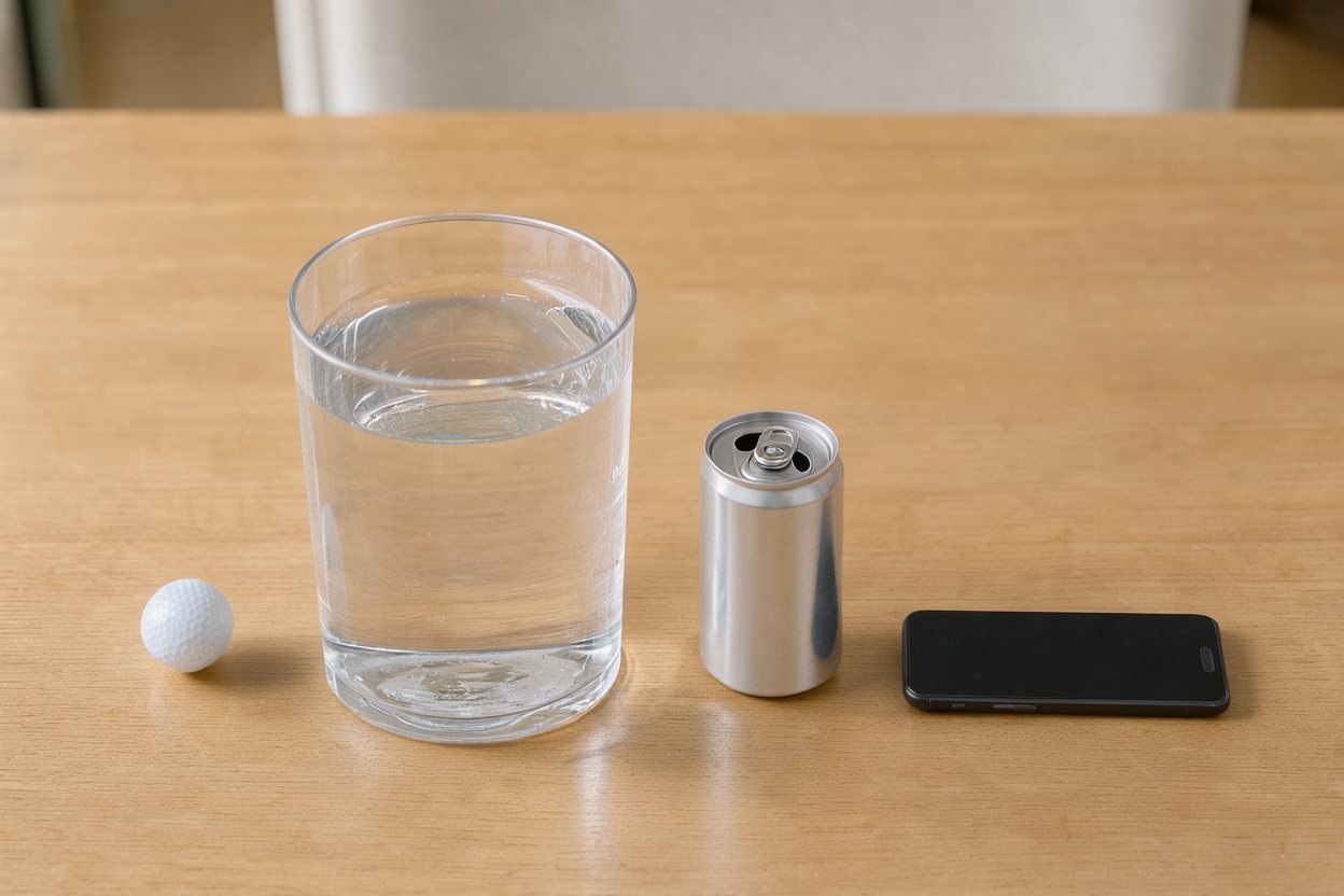 What does 1 gallon of water look like?