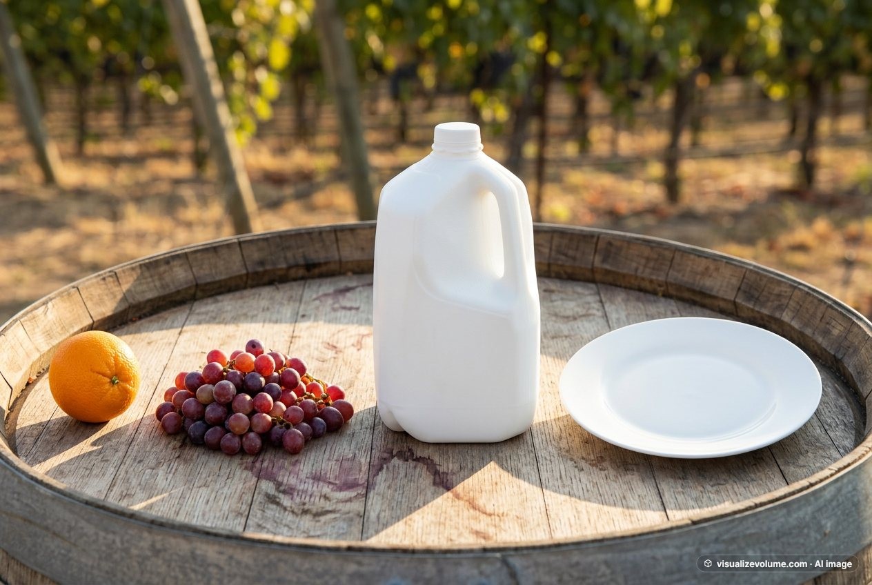 Grape, in “What does 1 pound of grapes look like?”