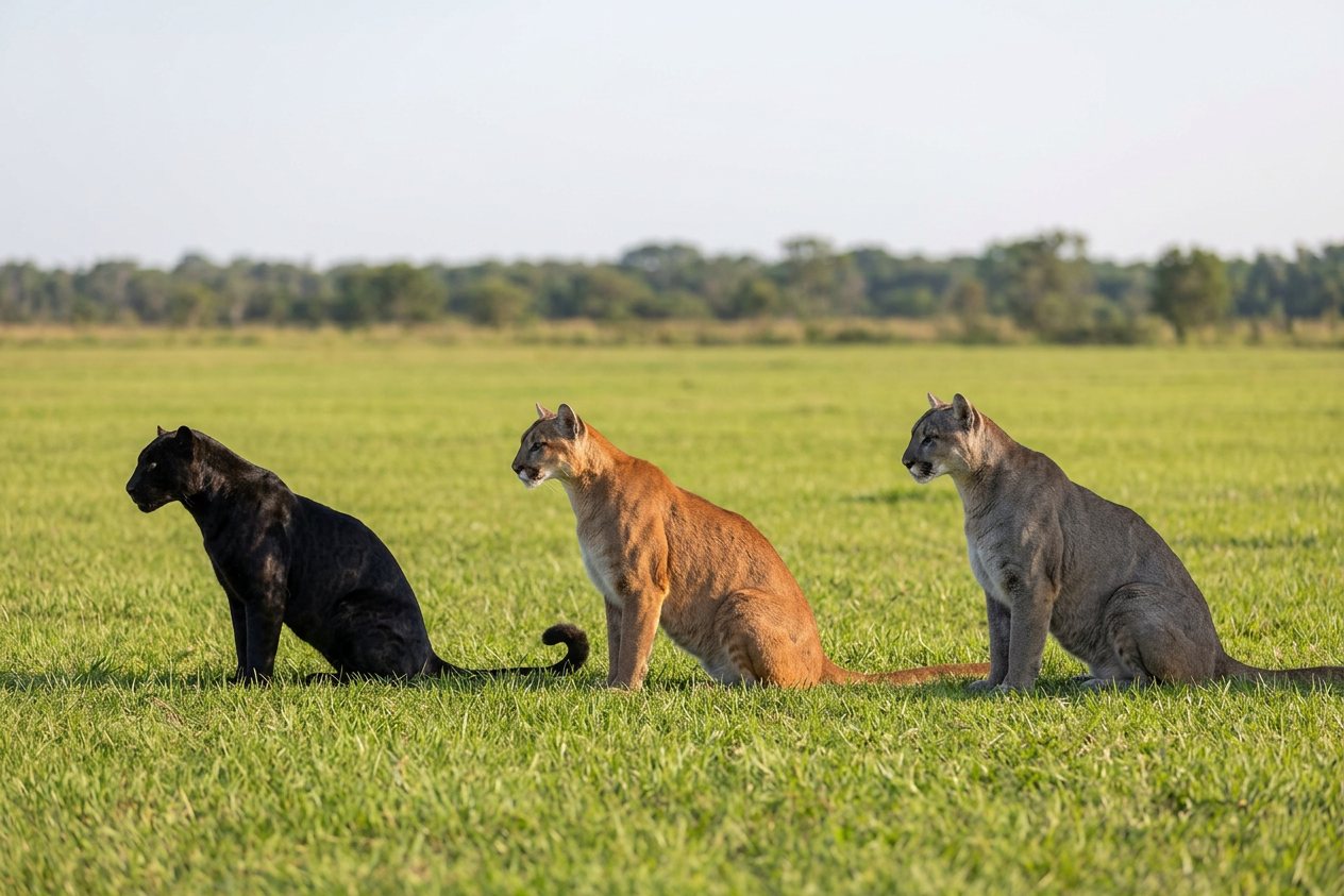 Panther vs cougar vs mountain lion: size comparison