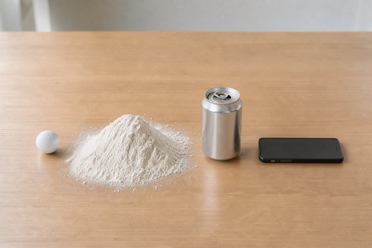 What does 1 pound of all-purpose flour look like?