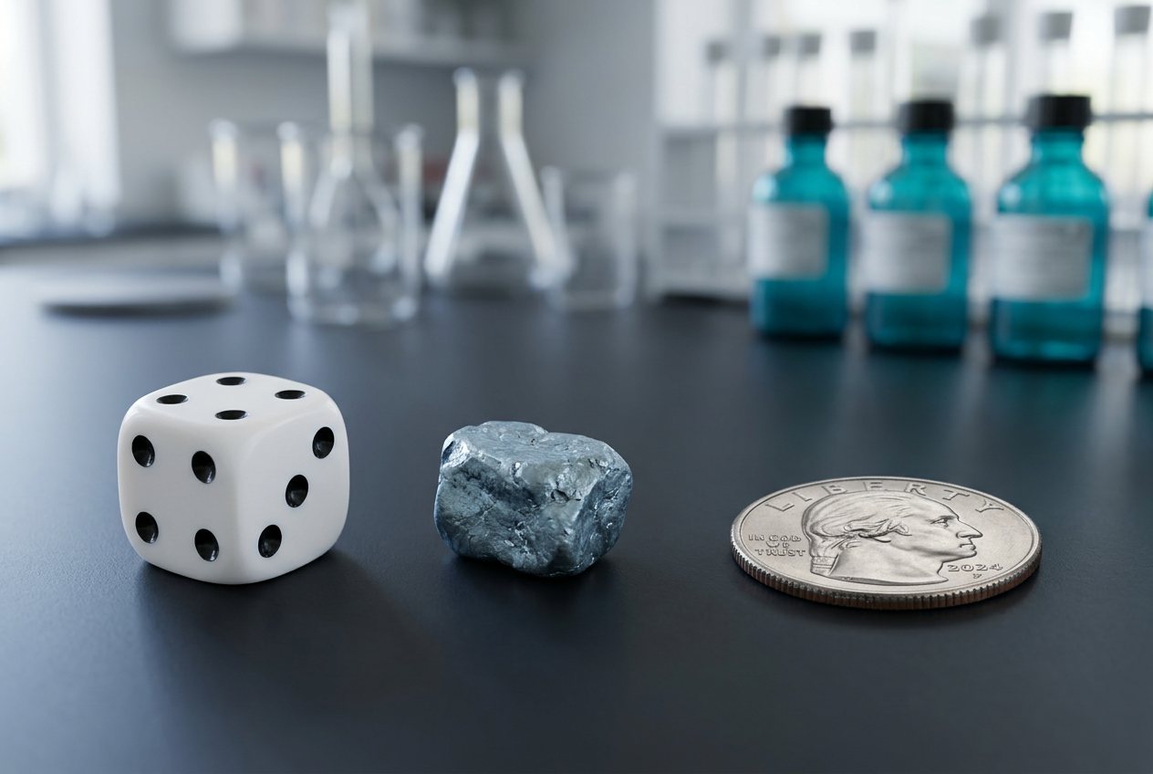 Washington quarter, in “What does 10 grams of zinc look like?”