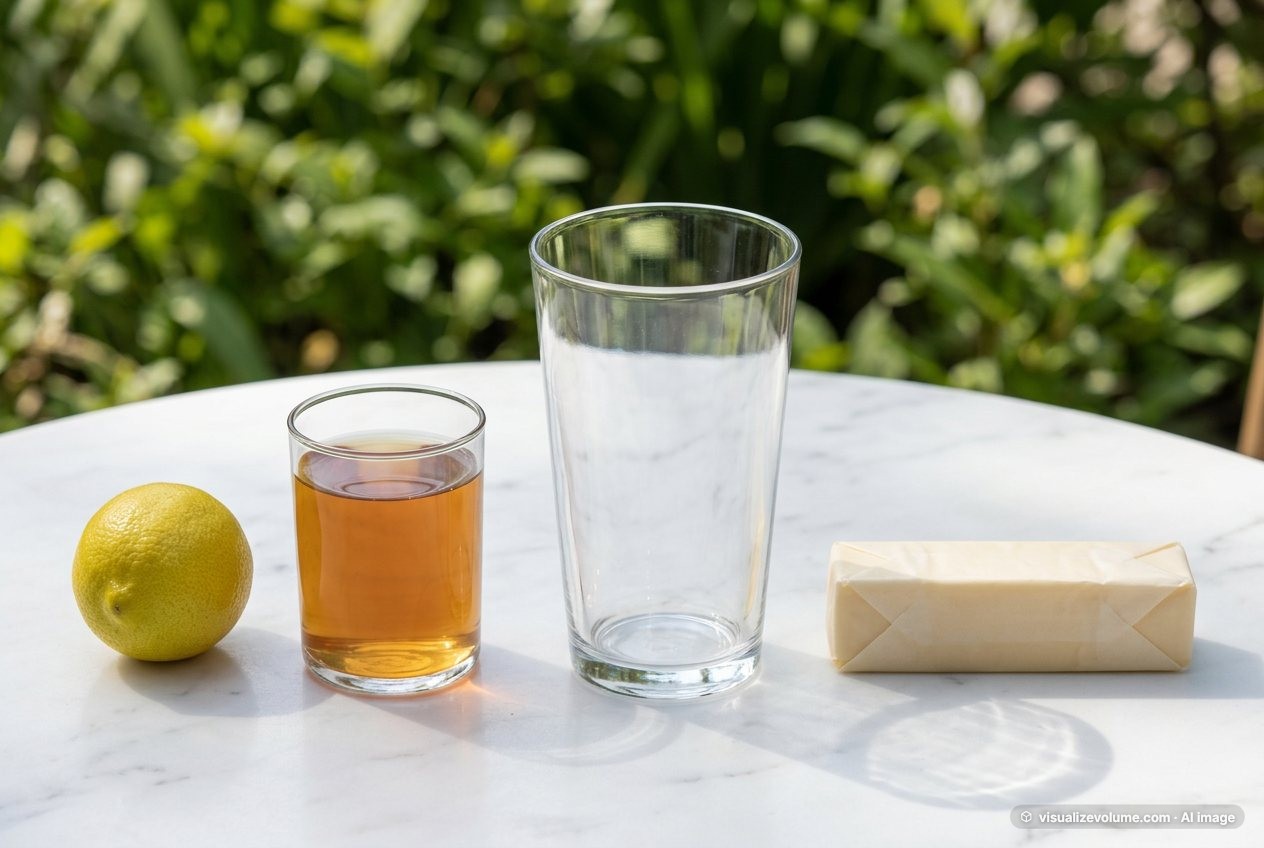 Brewed tea, in “What does 8 fluid ounces of brewed tea look like?”