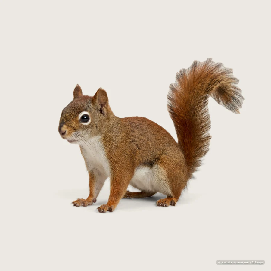 American red squirrel