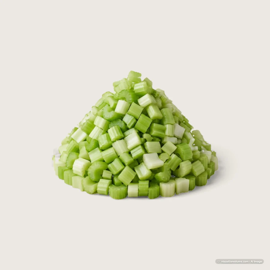 Chopped celery