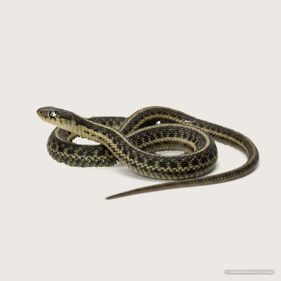 Common garter snake