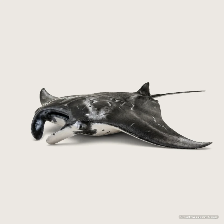 Giant oceanic manta ray