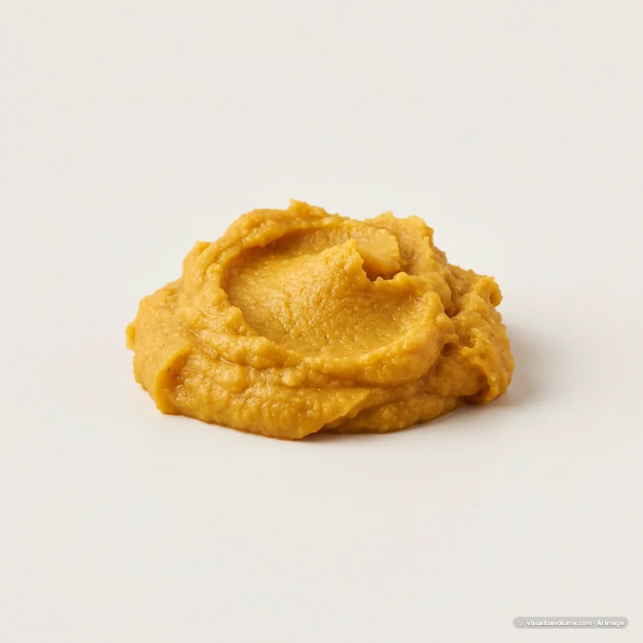 Mashed pumpkin