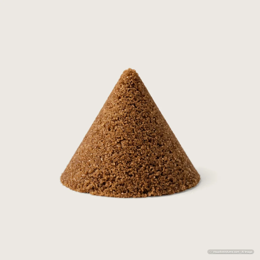 Packed brown sugar