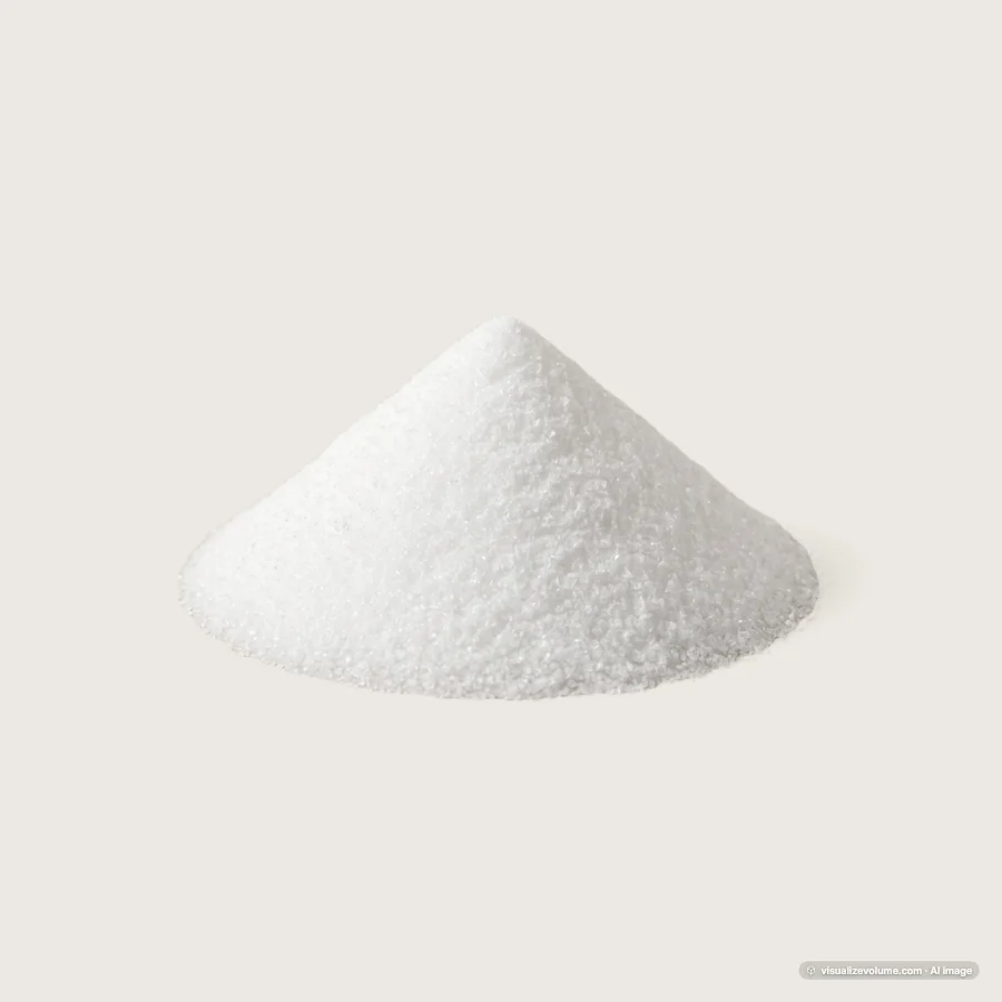 Powdered erythritol