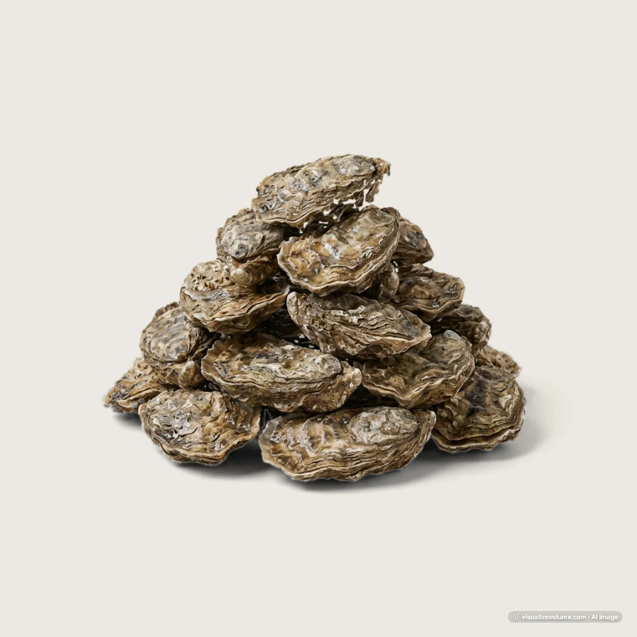 Raw oysters