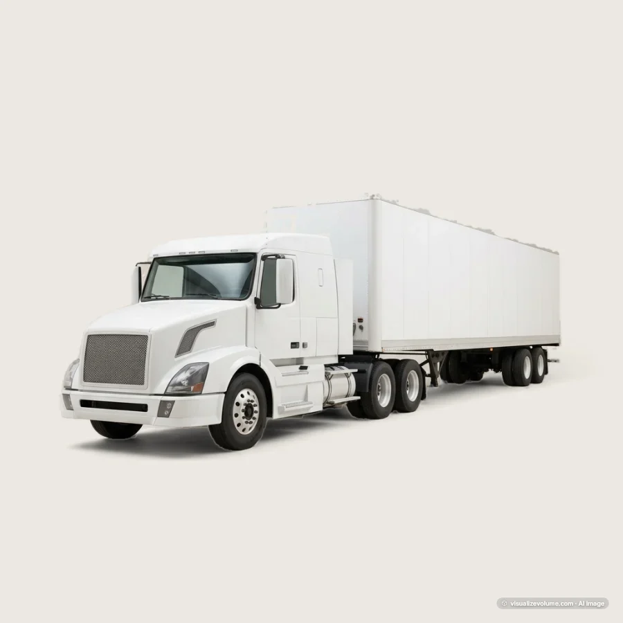 Semi-trailer truck