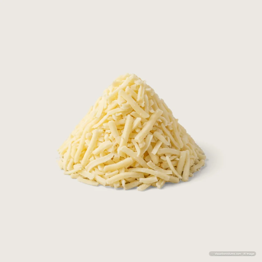 Shredded provolone