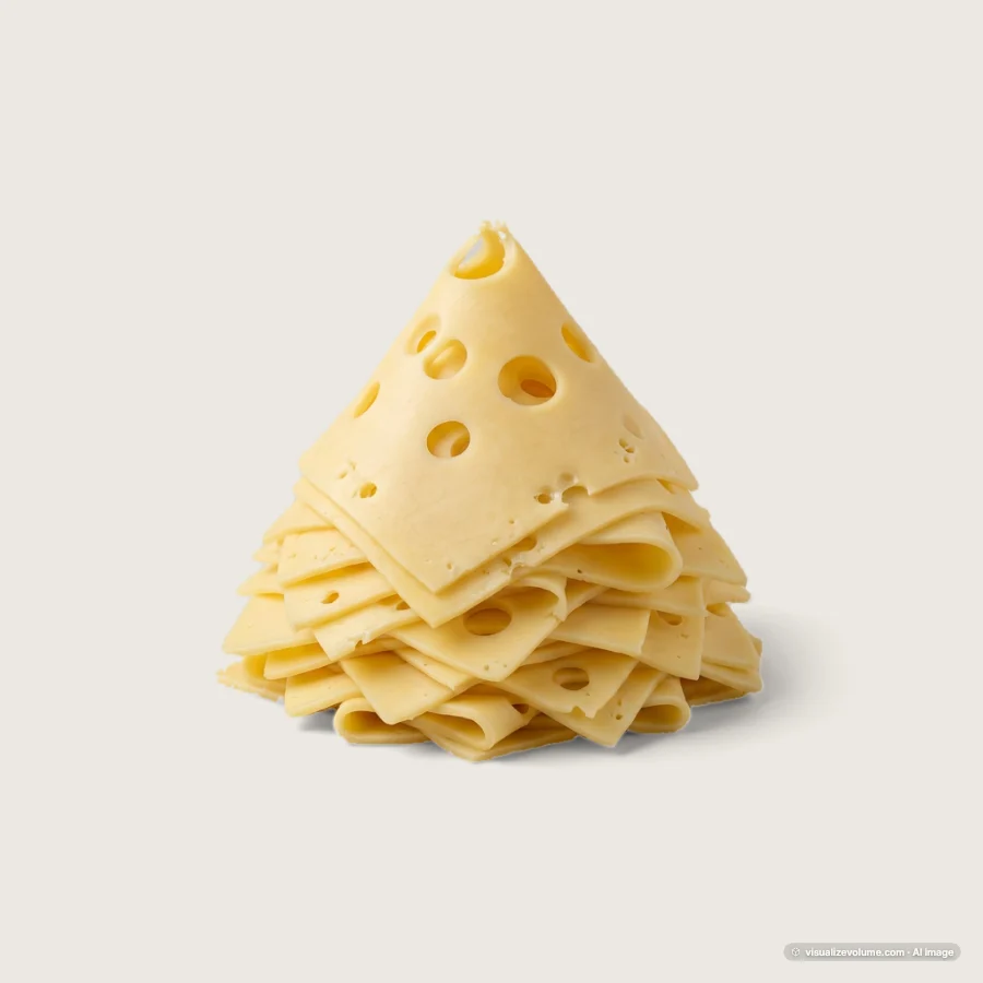Swiss cheese slices