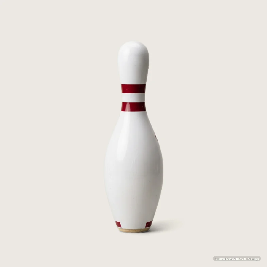 Ten-pin bowling pin