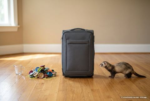 Carry-on suitcase, in “How many yo-yos weigh as much as a ferret?”