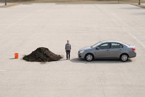 What does 3.7 cubic yards of topsoil look like?