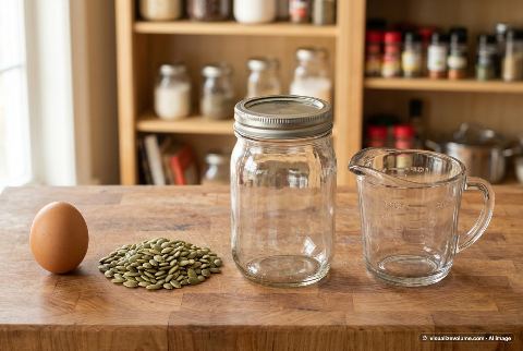 Pumpkin seeds, in “What does 1 ounce of pumpkin seeds look like?”