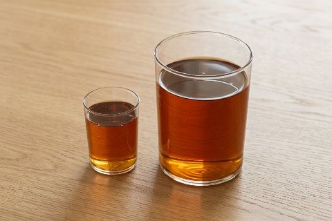 1 pt of maple syrup vs 1 gal of maple syrup: size comparison