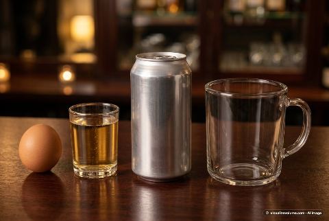 Soda can, in “What does 4 fluid ounces of champagne look like?”