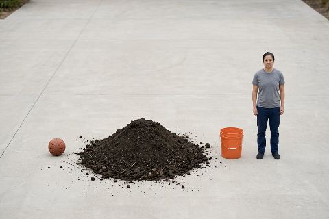 What does 16 cubic feet of topsoil look like?