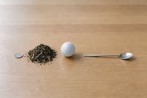 What does 20 grams of loose leaf tea look like?