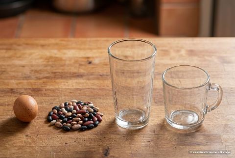 Dried beans, in “What does 0.4 cups of dried beans look like?”