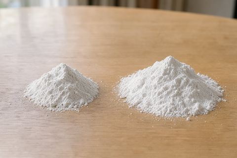 5 g of creatine monohydrate vs 10 g of creatine monohydrate: size comparison